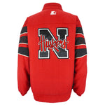 Starter - Red Nebraska Huskers Windbreaker 1990s X-Large Vintage Retro