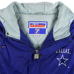 NFL (Logo 7) - Dallas Cowboys Big Logo Jacket 1990s X-Large Vintage Retro Football