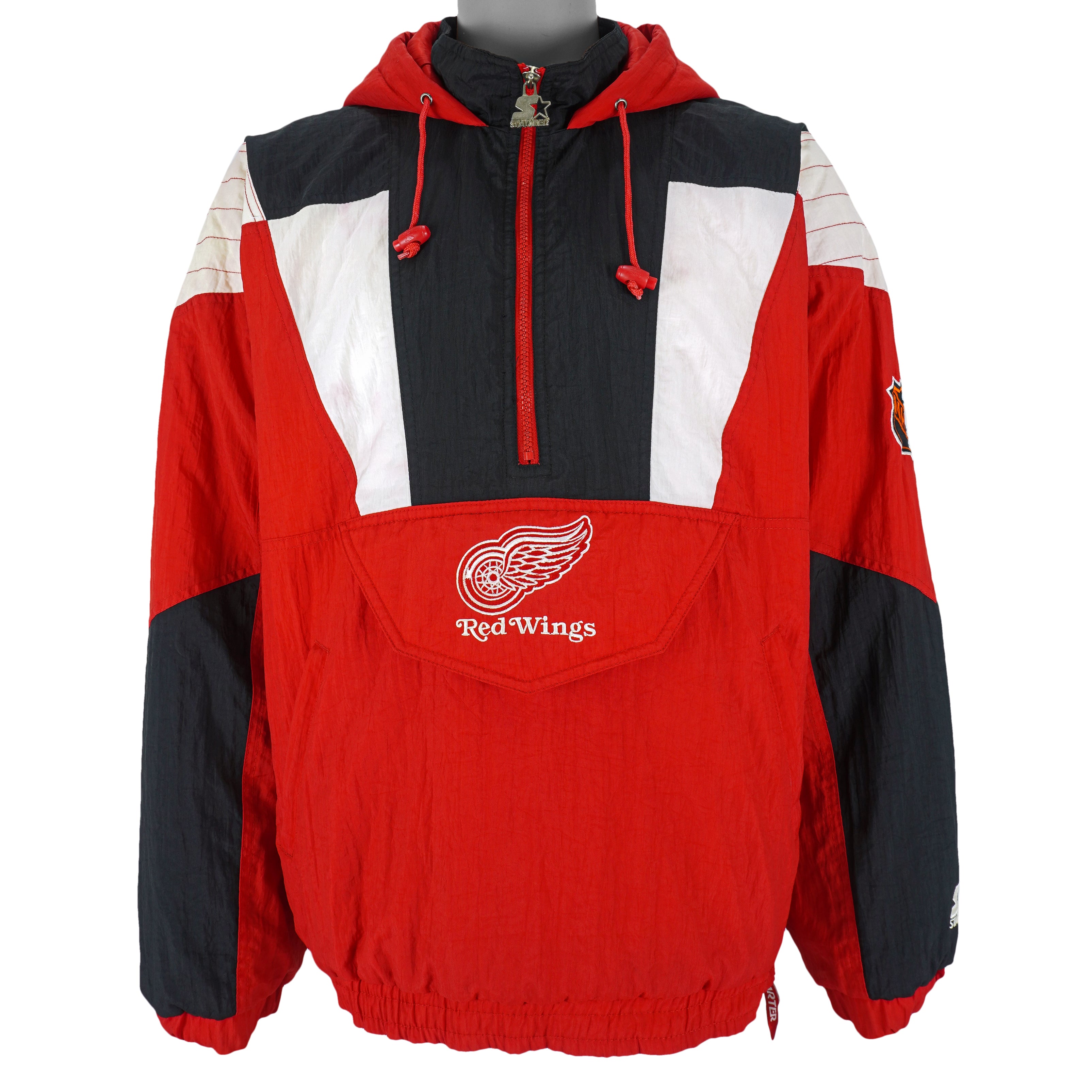 Detroit Red Wings Starter Red Satin Jacket