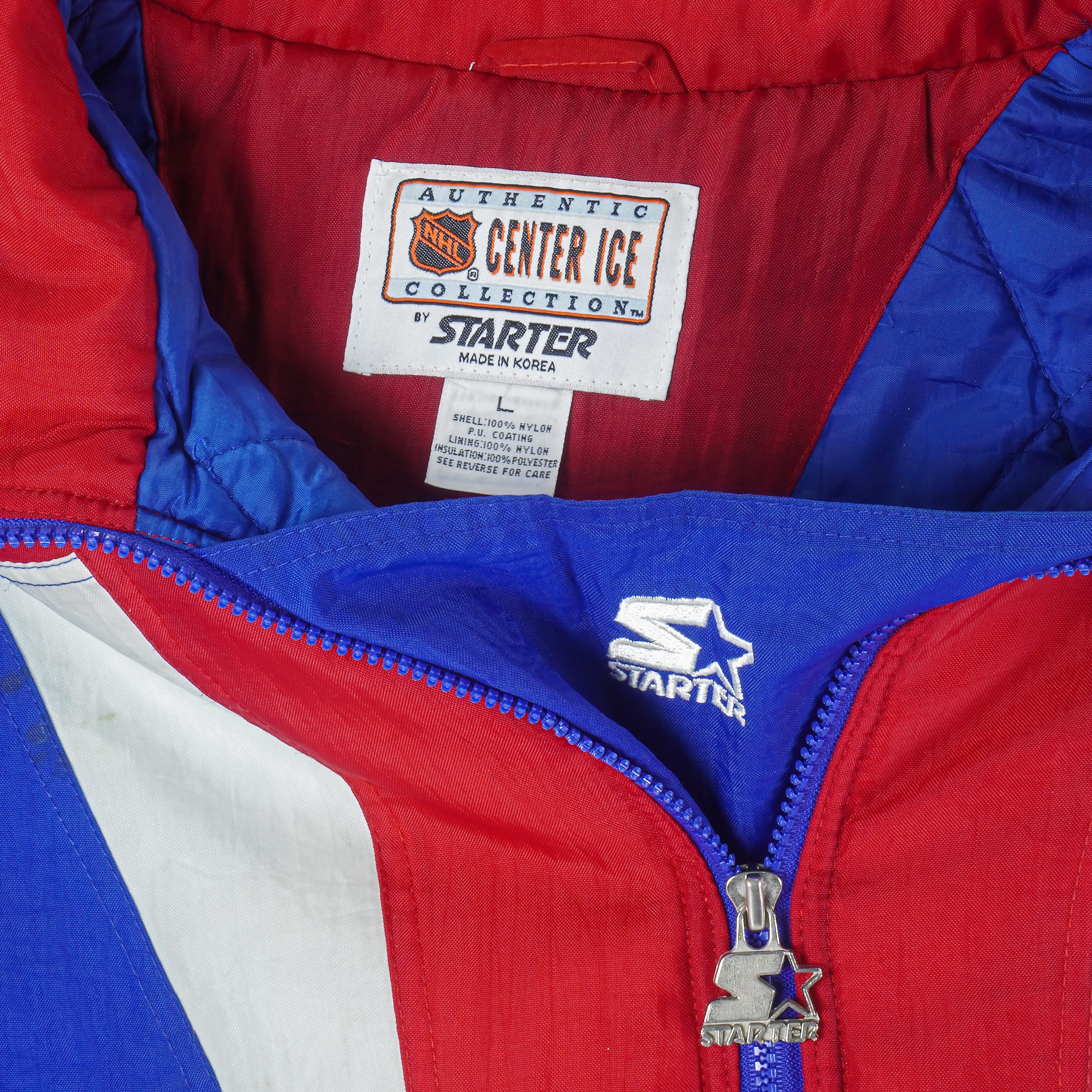 New Era Rangers Nylon Zip-Up Jacket