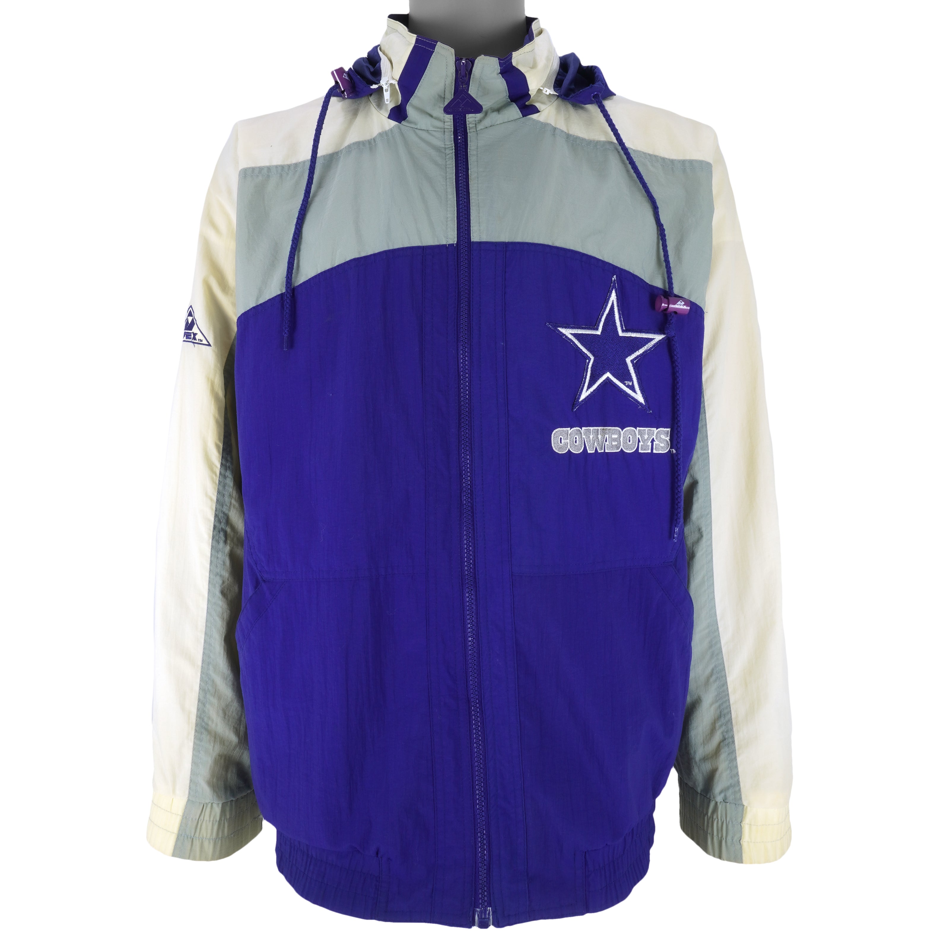 Vintage Dallas Cowboys Jacket Apex One Size Large L NFL 