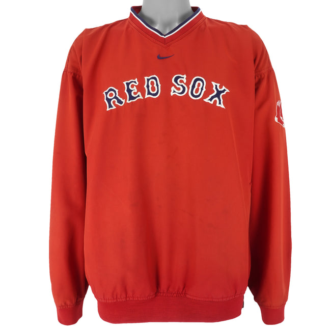 Vintage MLB (Nutmeg) - Boston Red Sox Windbreaker 1990s Large