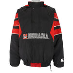 Starter - Red Nebraska Huskers Pullover Jacket 1990s X-Large