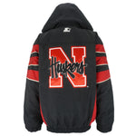 Starter - Red Nebraska Huskers Pullover Jacket 1990s X-Large