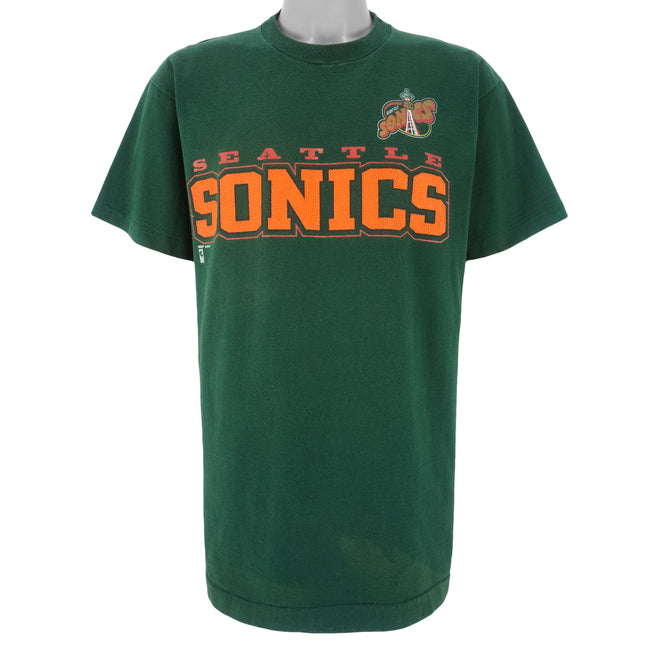 Seattle Supersonics shirt Sonics NBA Salem jersey T-shirt NOS vtg 90s  Medium NEW