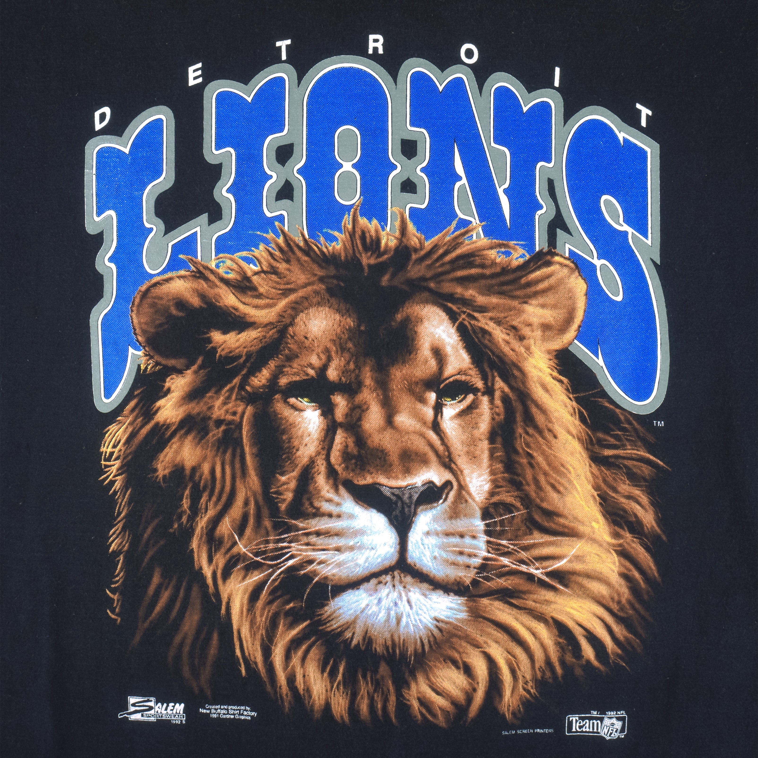 Vintage Detroit Lions T Shirt Xlarge