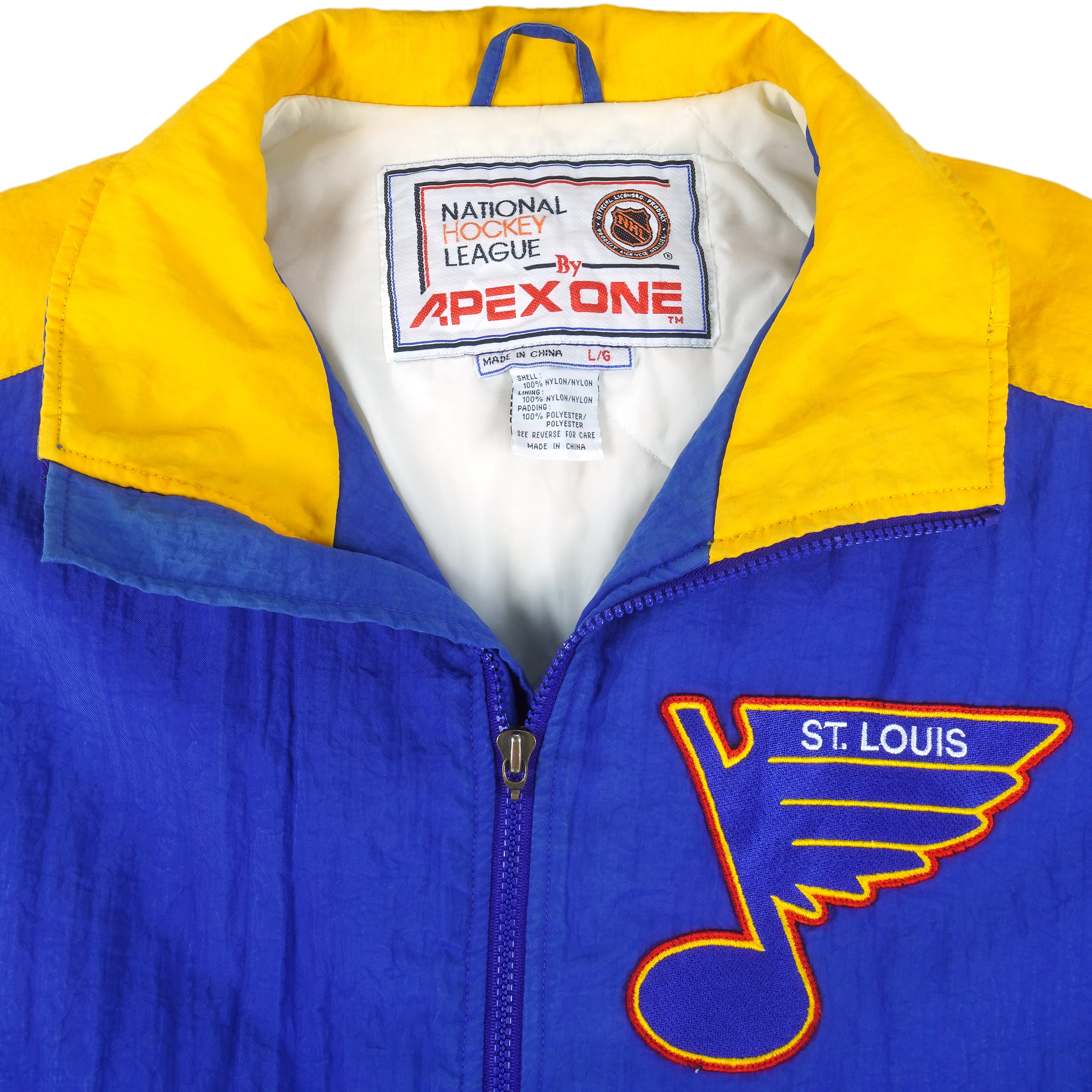MLB TORONTO BLUE JAYS men's zippered poly jacket, MEDIUM TALL, New w/o  tags