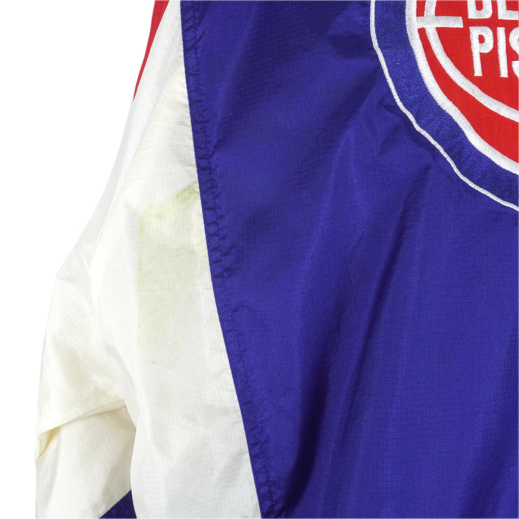 NBA (Apex one) - Detroit Pistons Windbreaker 1990s X-Large Vintage Retro Basketball