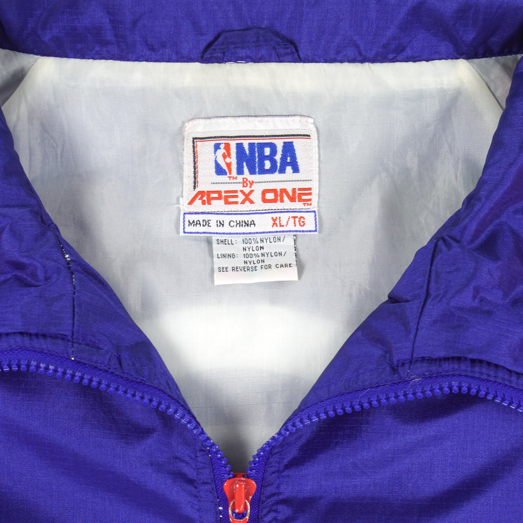 NBA (Apex one) - Detroit Pistons Windbreaker 1990s X-Large Vintage Retro Basketball