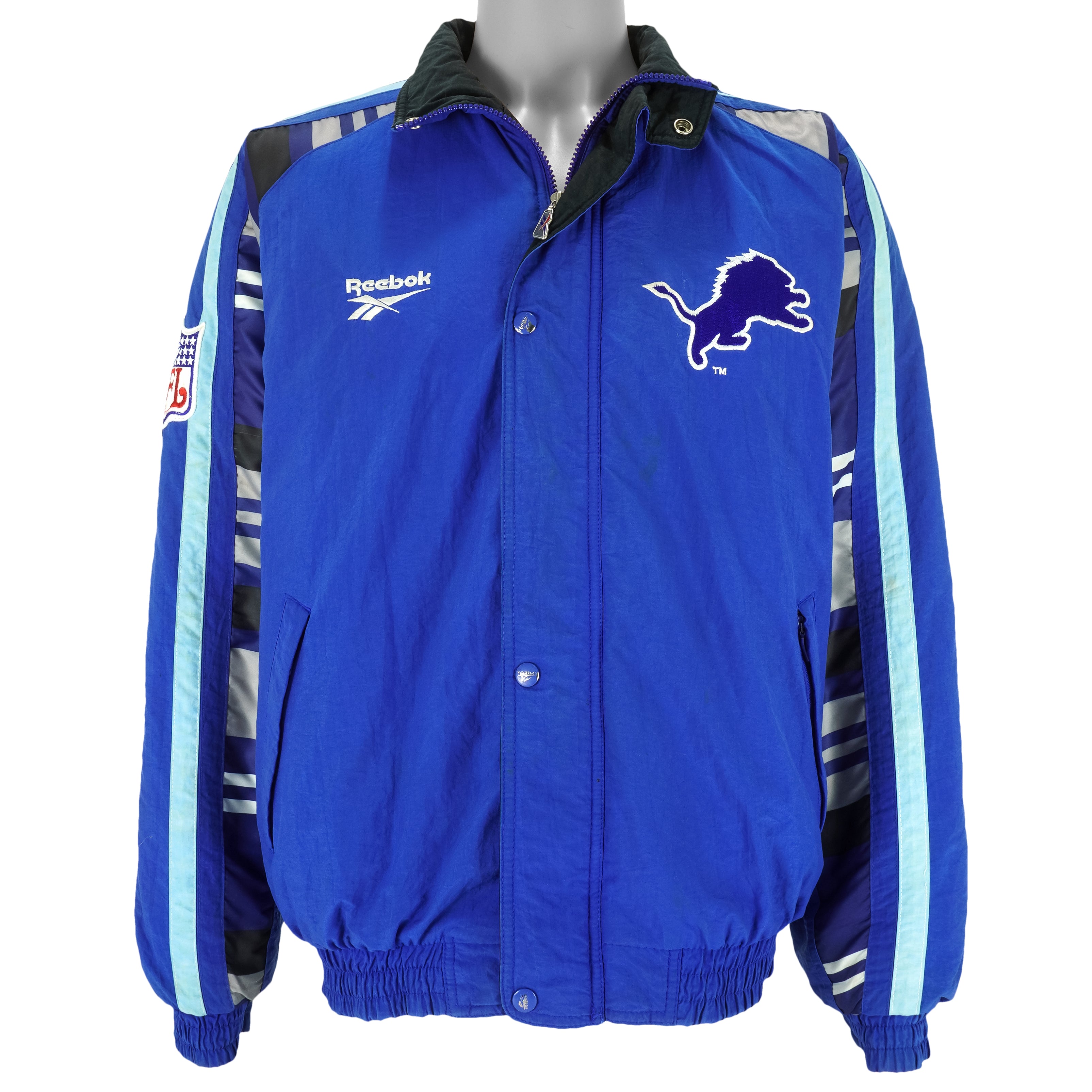 Detroit Lions Throwback Warm Up Jacket