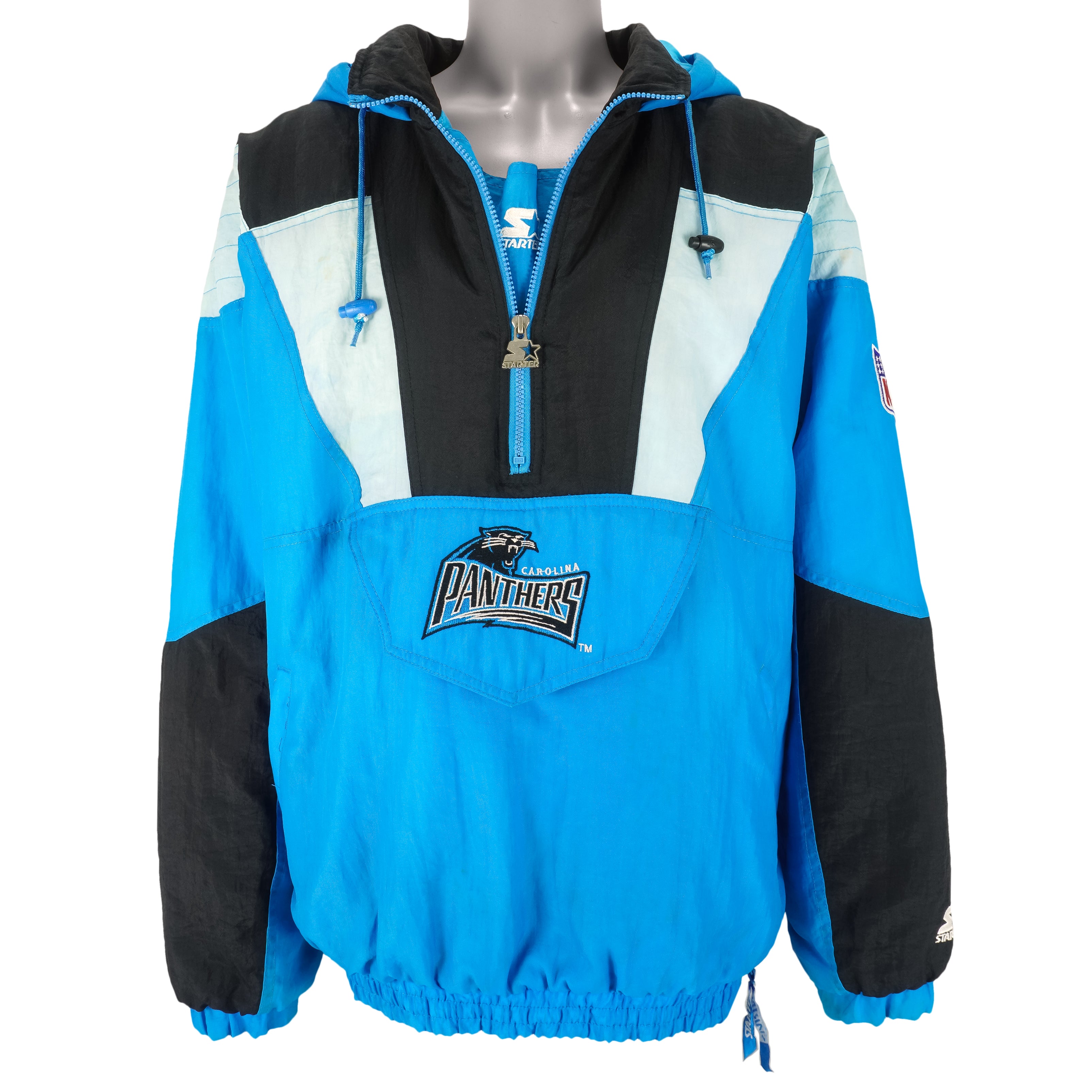 Vintage Starter Pro Line Carolina Panthers NFL Pullover Anorak