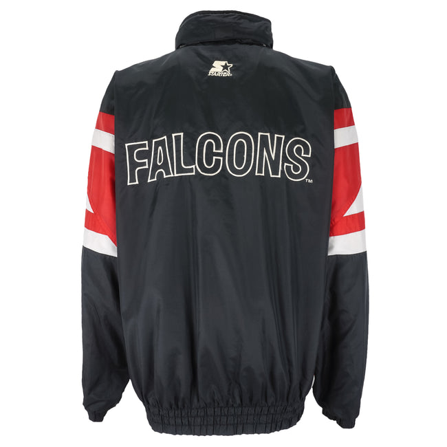 vintage NIKE Sportswear V Neck Windbreaker Pullover ATLANTA FALCONS Jacket  XL