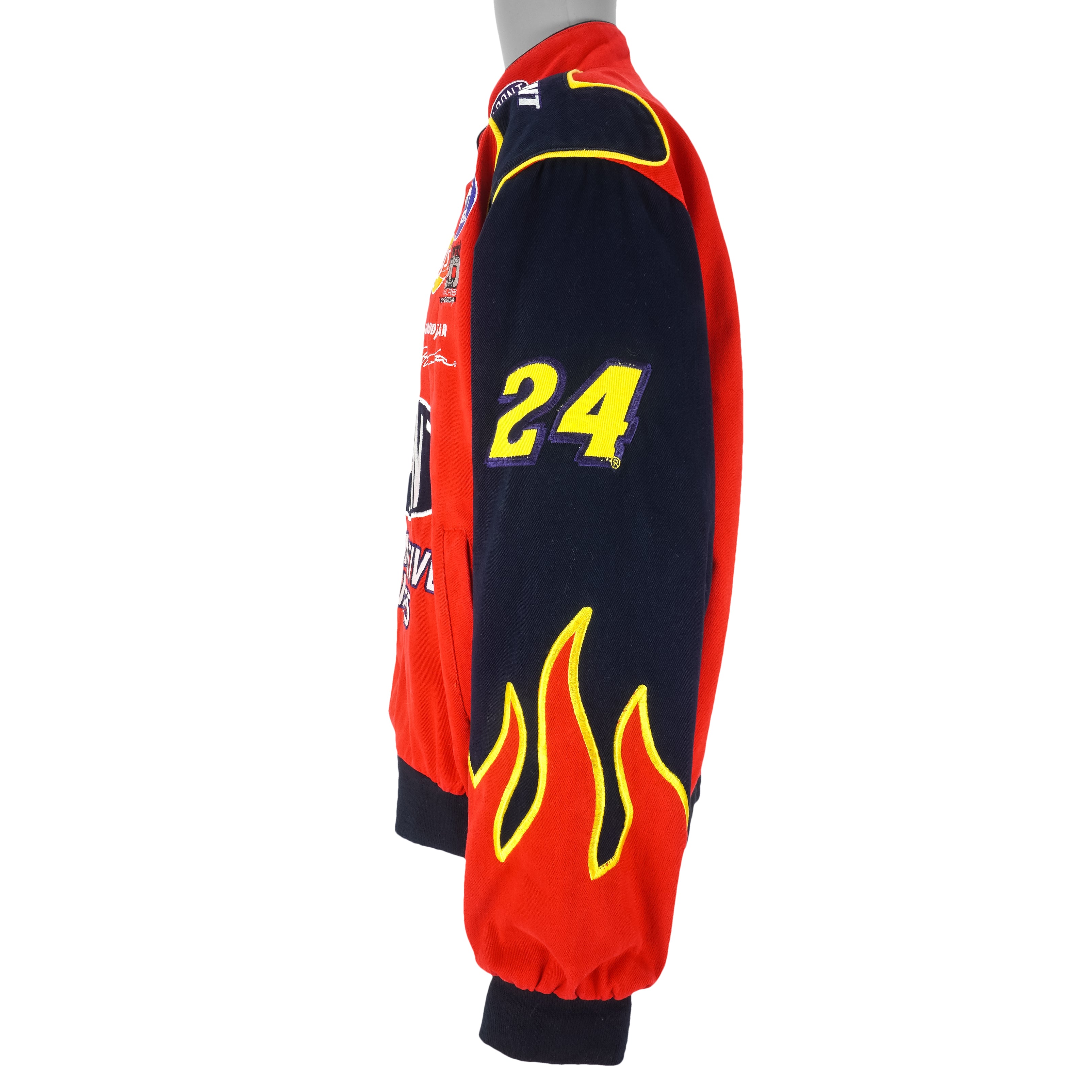 Vintage San Francisco 49ers Racing Jacket Sz L 2000's NASCAR Style