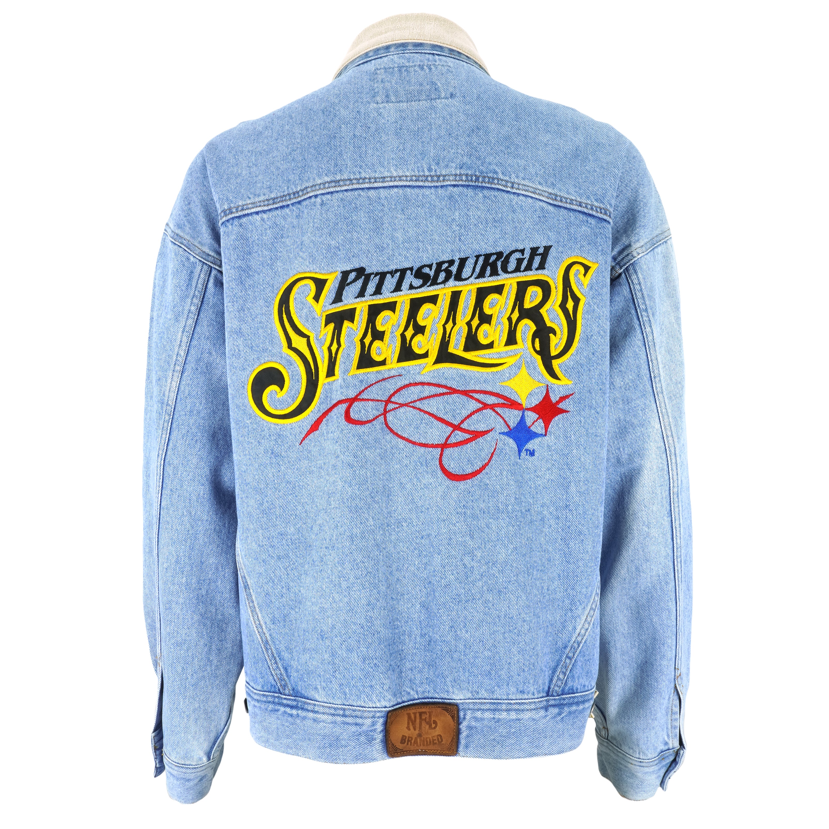 Steelers deals denim jacket