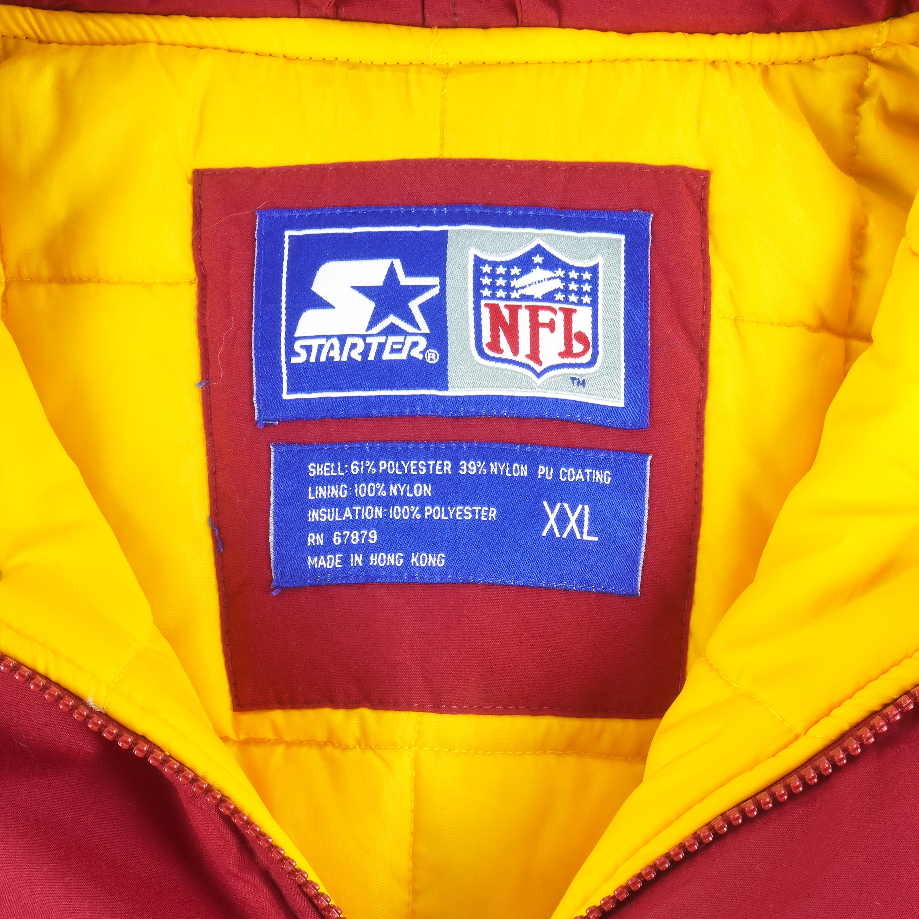 Vintage NFL - Washington 'Redskins' Leather Jacket 1990's XX-Large