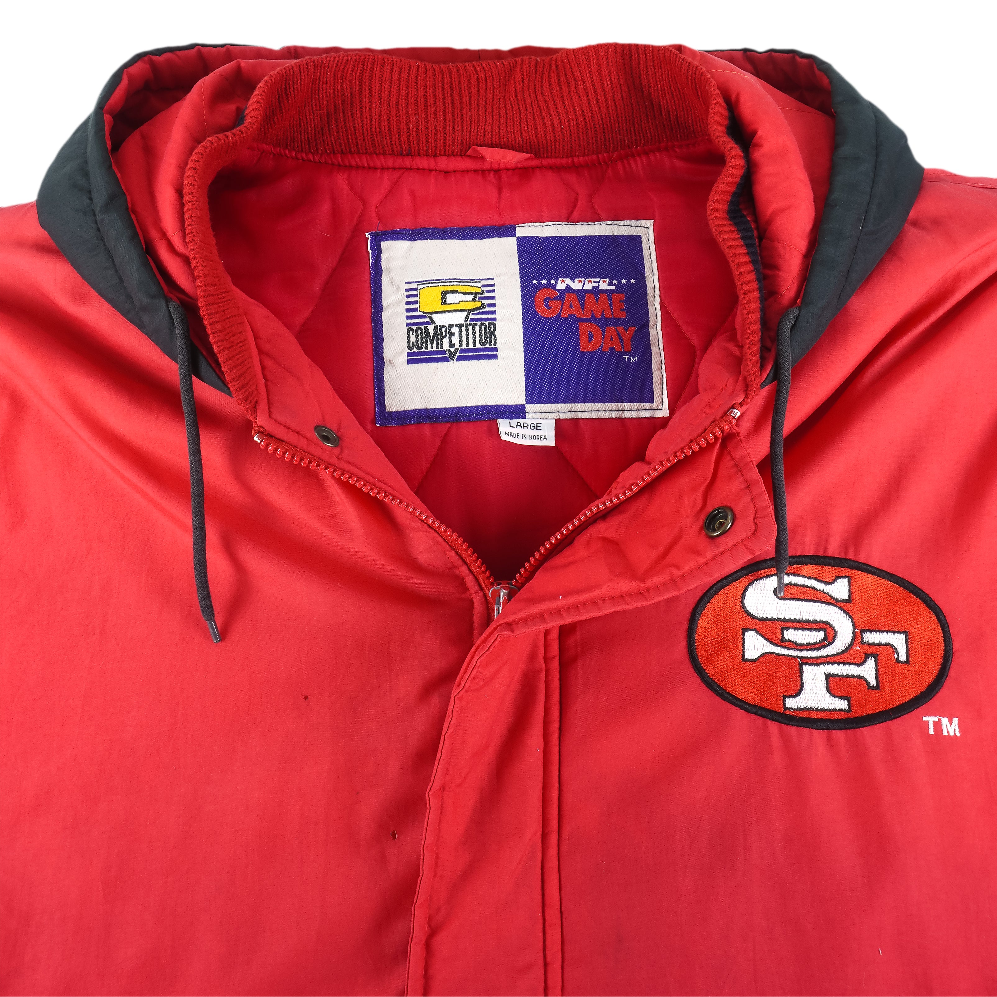 Vintage San Francisco 49ers Starter Parka Football Jacket, Size
