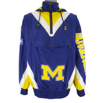 NCAA (Lee) - Michigan Big Spell-Out Hooded Jacket 1990s X-Large Vintage Retro College