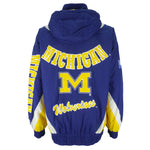 NCAA (Lee) - Michigan Big Spell-Out Hooded Jacket 1990s X-Large Vintage Retro College