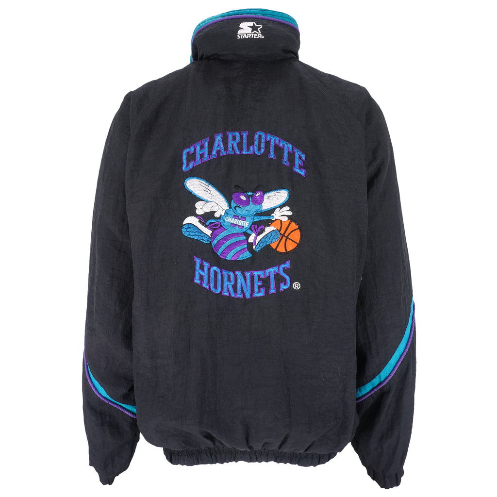 Charlotte hornets vintage starter on sale jacket