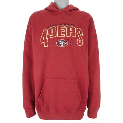 San Francisco 49ers Crest Crewneck from Homage. | Officially Licensed Vintage NFL Apparel from Homage Pro Shop.