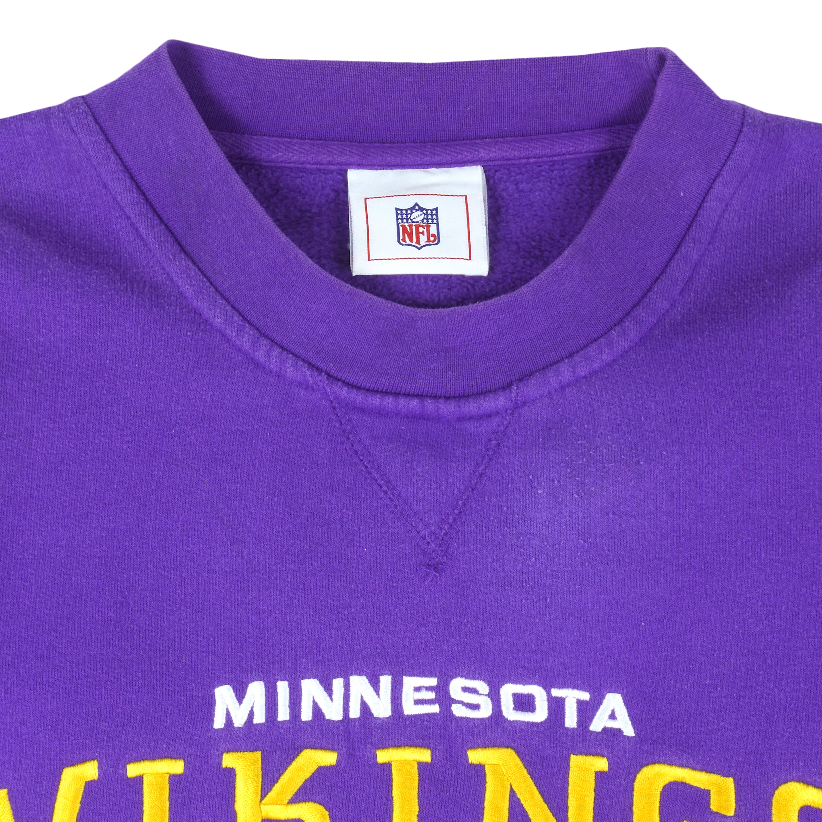 Vintage NFL (Lee Sport) - Minnesota Vikings Embroidered Sweatshirt 1990's  XX-Large – Vintage Club Clothing