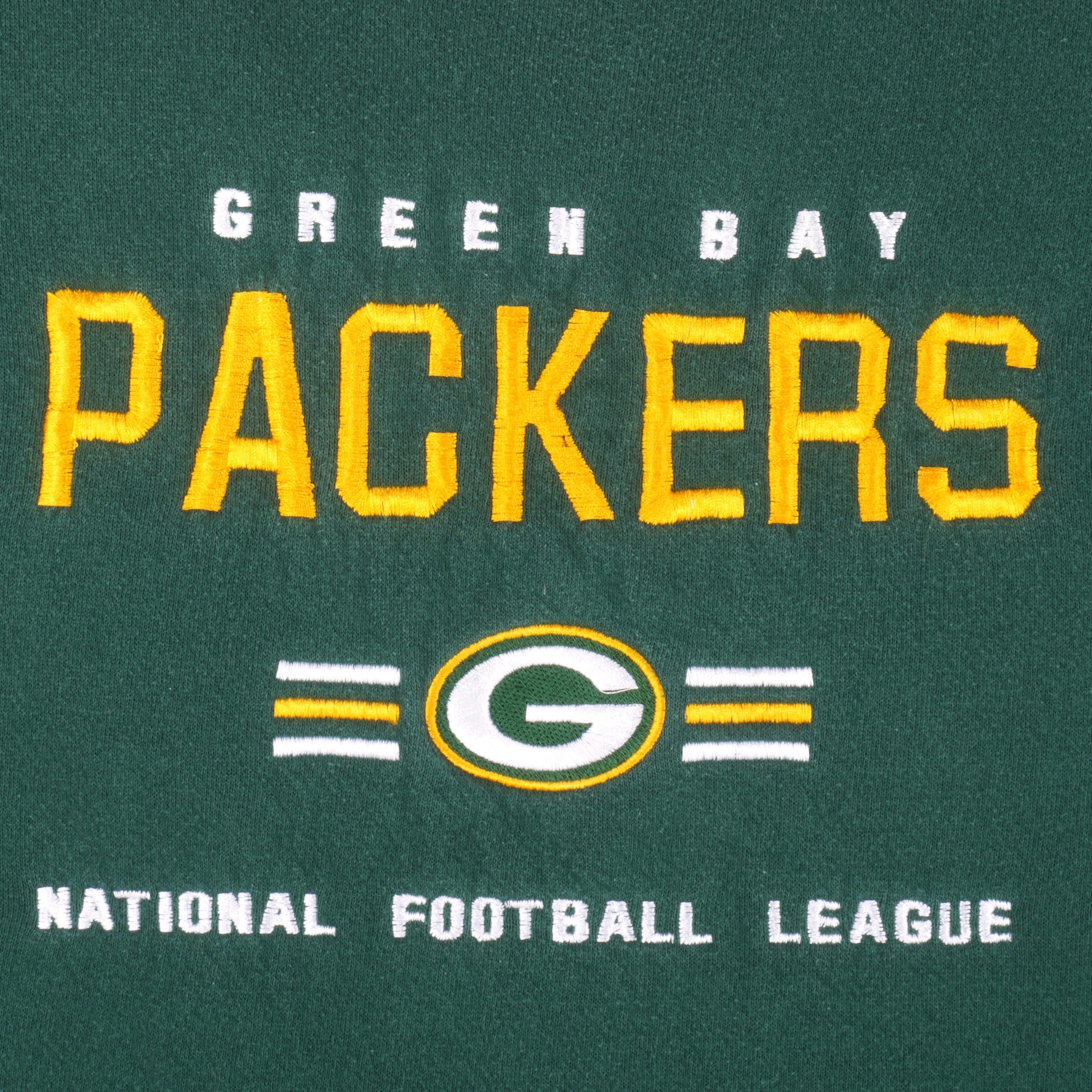 VTG 90s Lee Green Bay Packers Sweatshirt Youth Large Green Big Logo Crewneck