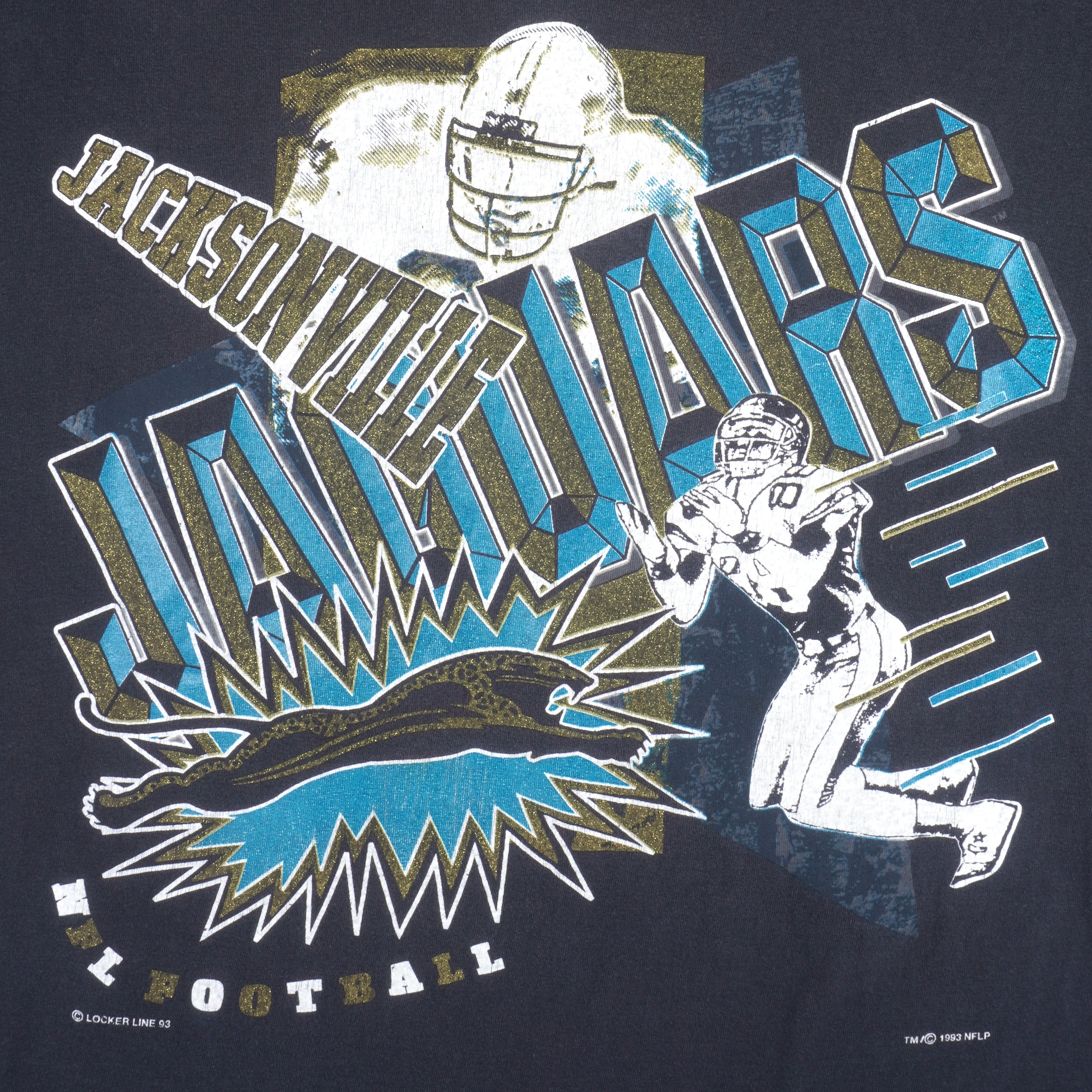 1993 JACKSONVILLE JAGUARS ‘SS’ TEE - LARGE