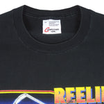 NASCAR - Reelin In The Win! Racing T-Shirt 1990s X-Large Vintage Retro