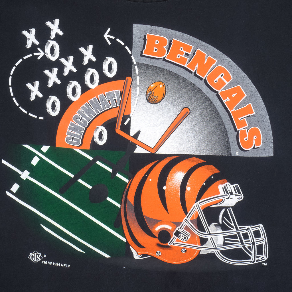 NFL (GTS) - Cincinnati Bengals T-Shirt 1994 Large Vintage Retro