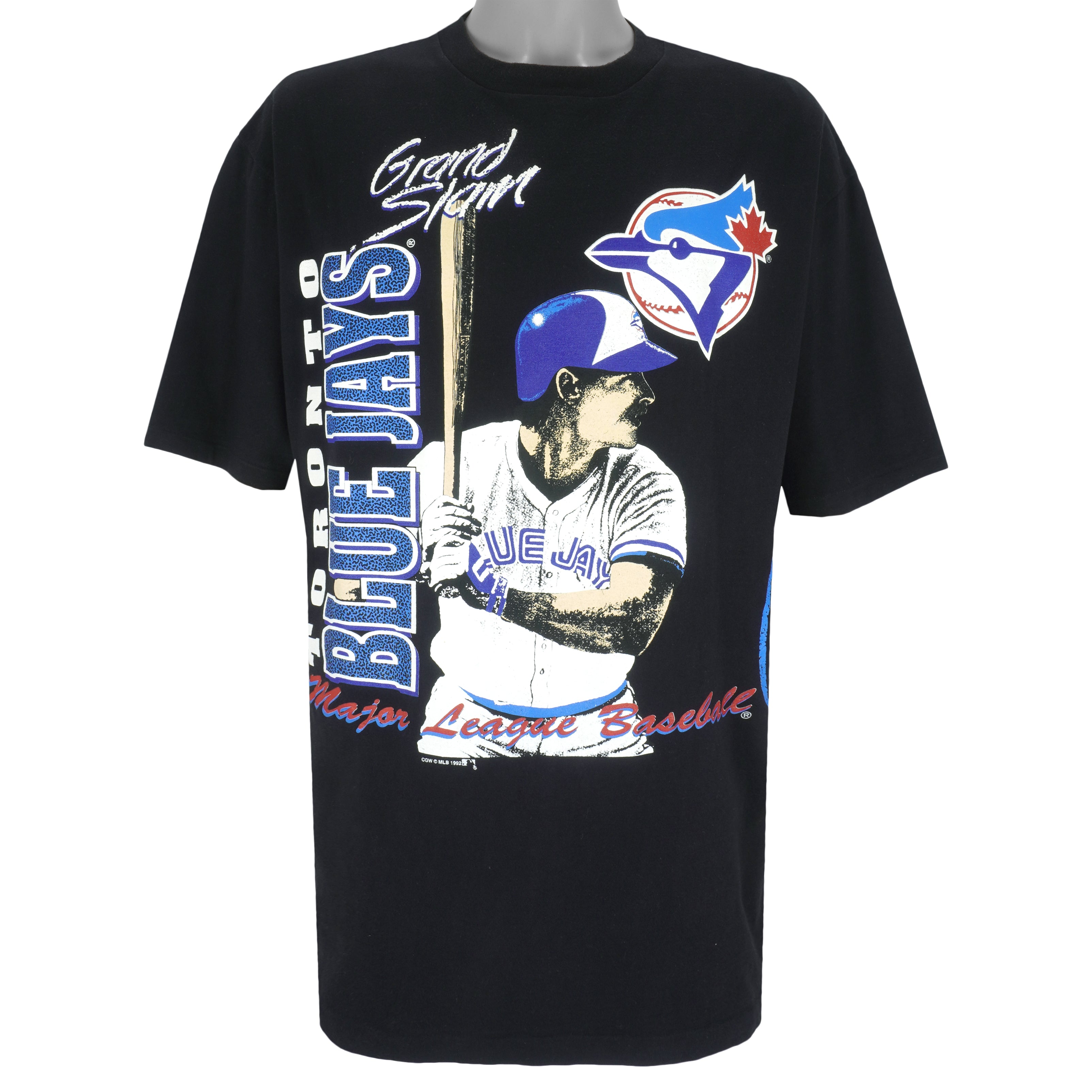 Vintage MLB (Waves) - Toronto Blue Jays Grand Slam T-Shirt 1992 X-Large