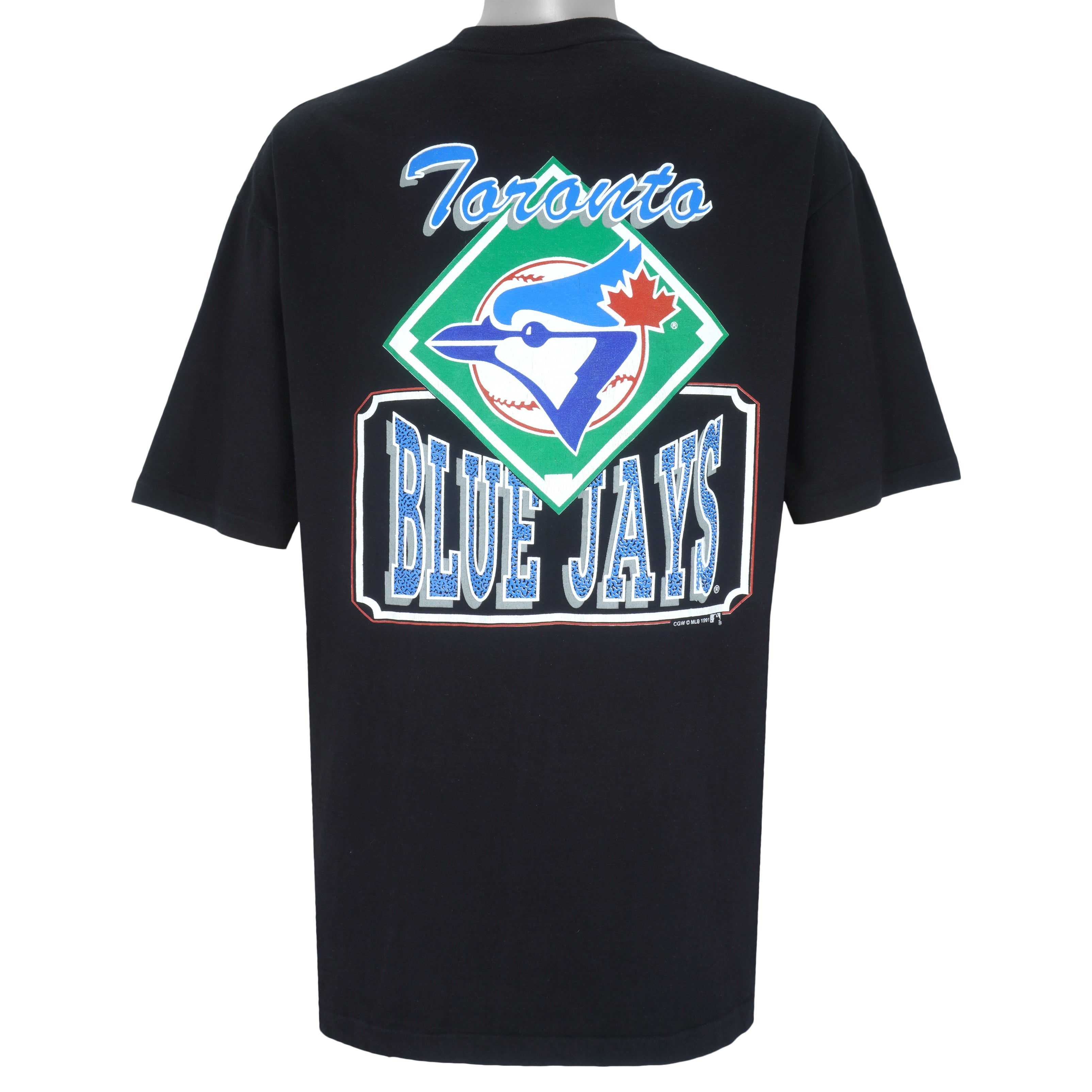 Vintage MLB (Waves) - Toronto Blue Jays Grand Slam T-Shirt 1992 X-Large