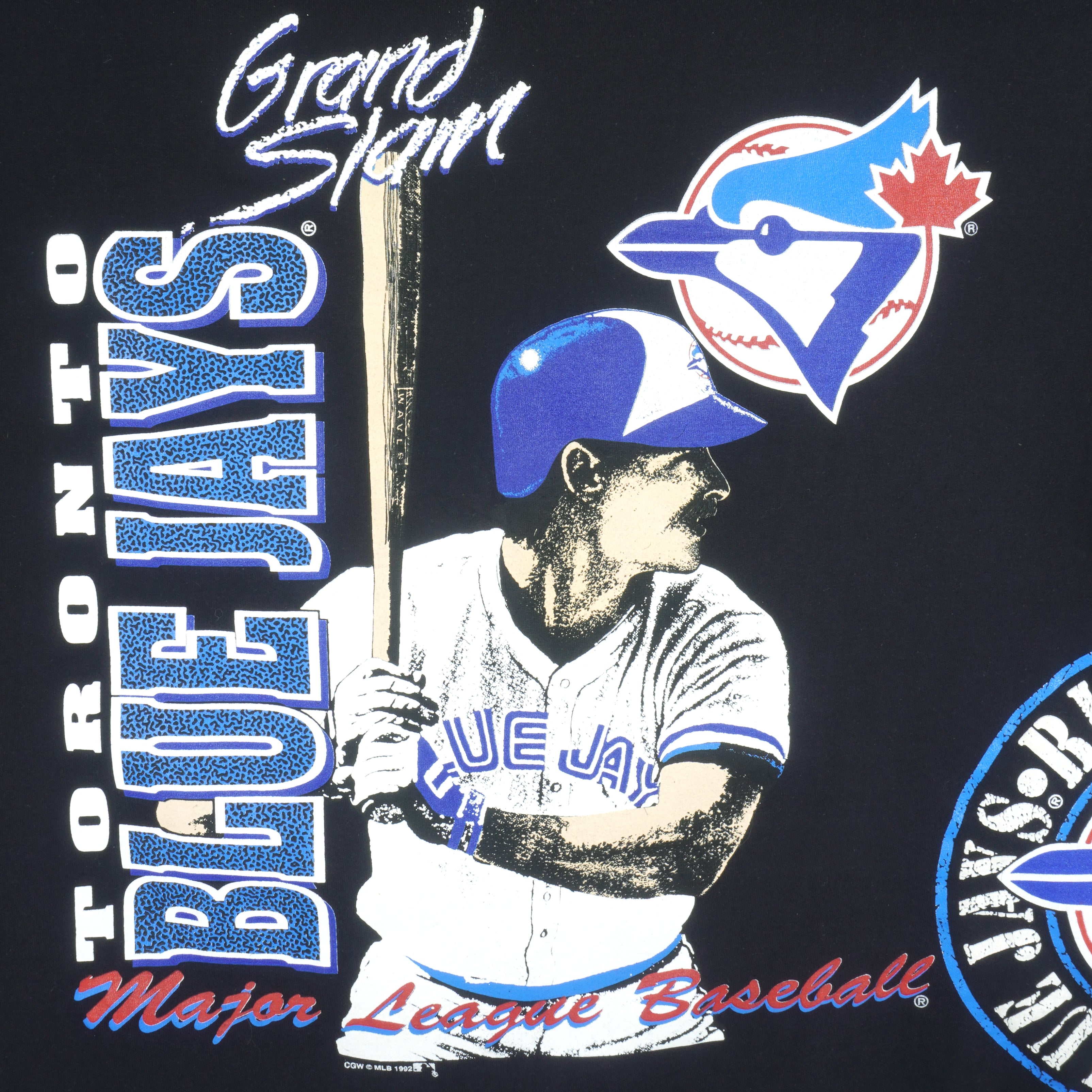 1992 Toronto BLUE JAYS T-shirt//vintage Baseball//graphic 
