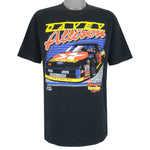 NASCAR - Black Davey Allison #28 T-Shirt 1990s X-Large Vintage Retro