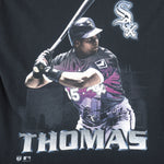 Rare Vintage PRO PLAYER Frank Thomas Chicago White Sox T Shirt 90s Youth  18/20