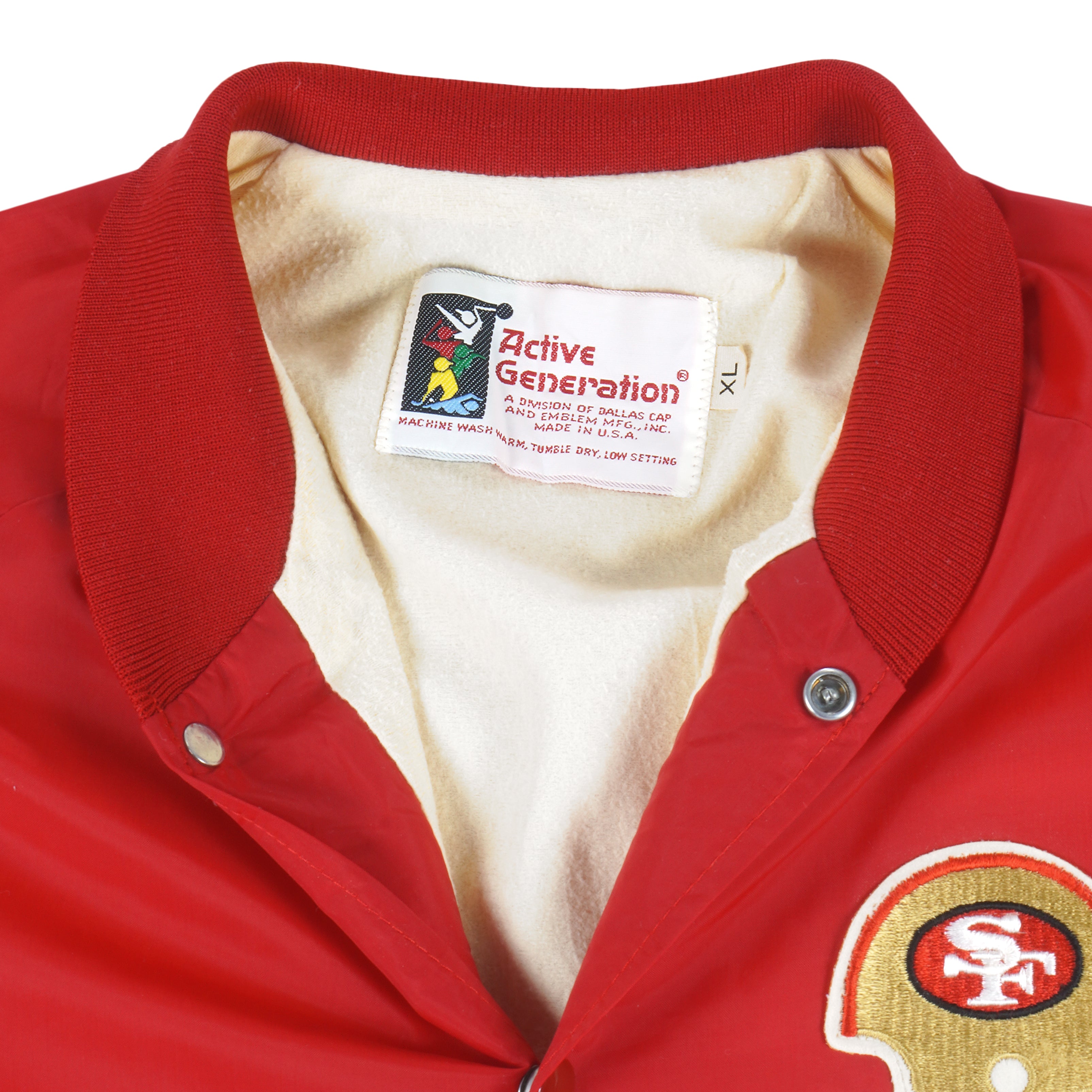 Vintage Starter - San Francisco '49ers' Satin Jacket 1990's Large – Vintage  Club Clothing