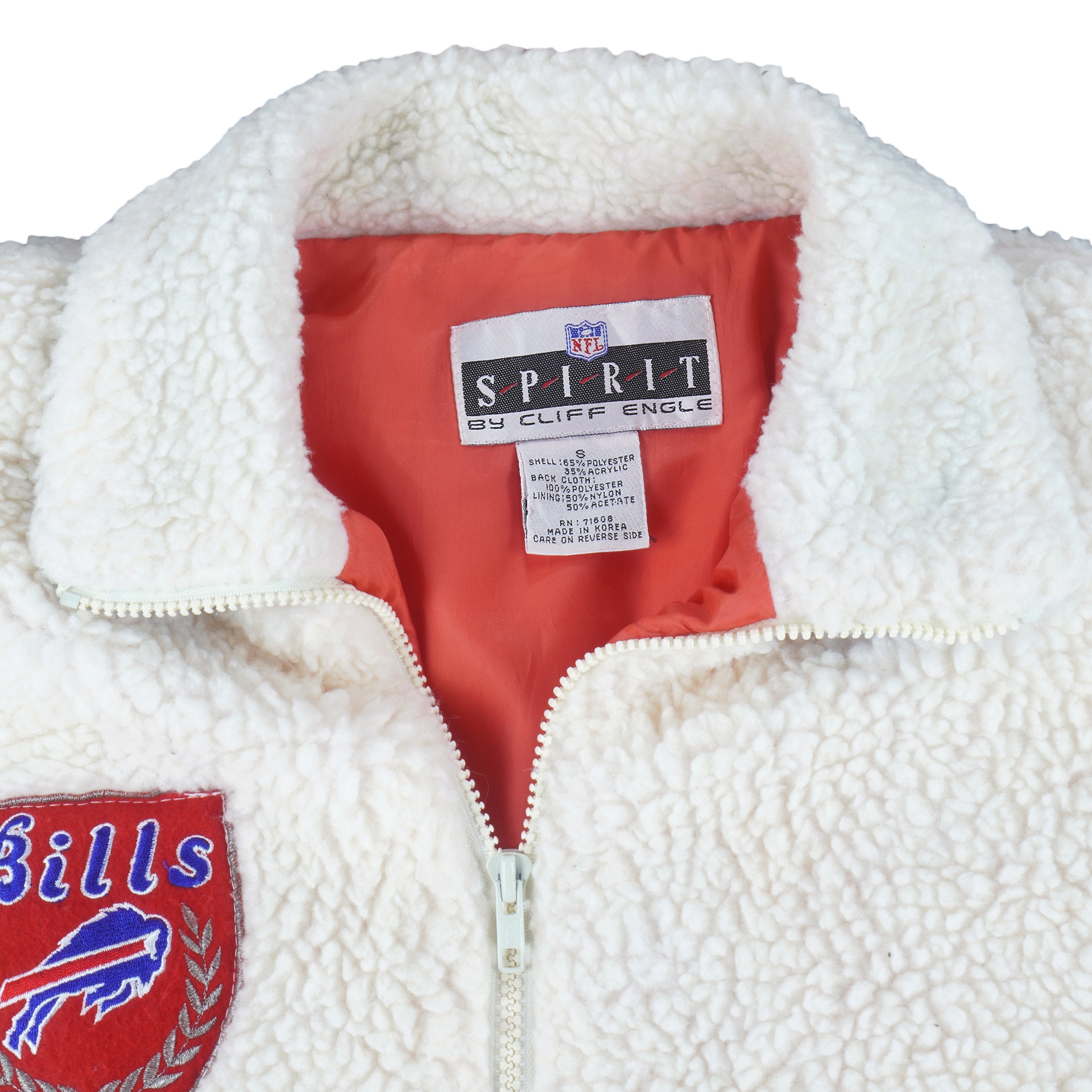 New Era Buffalo Bills 1/4 Zip Team Sherpa Jacket