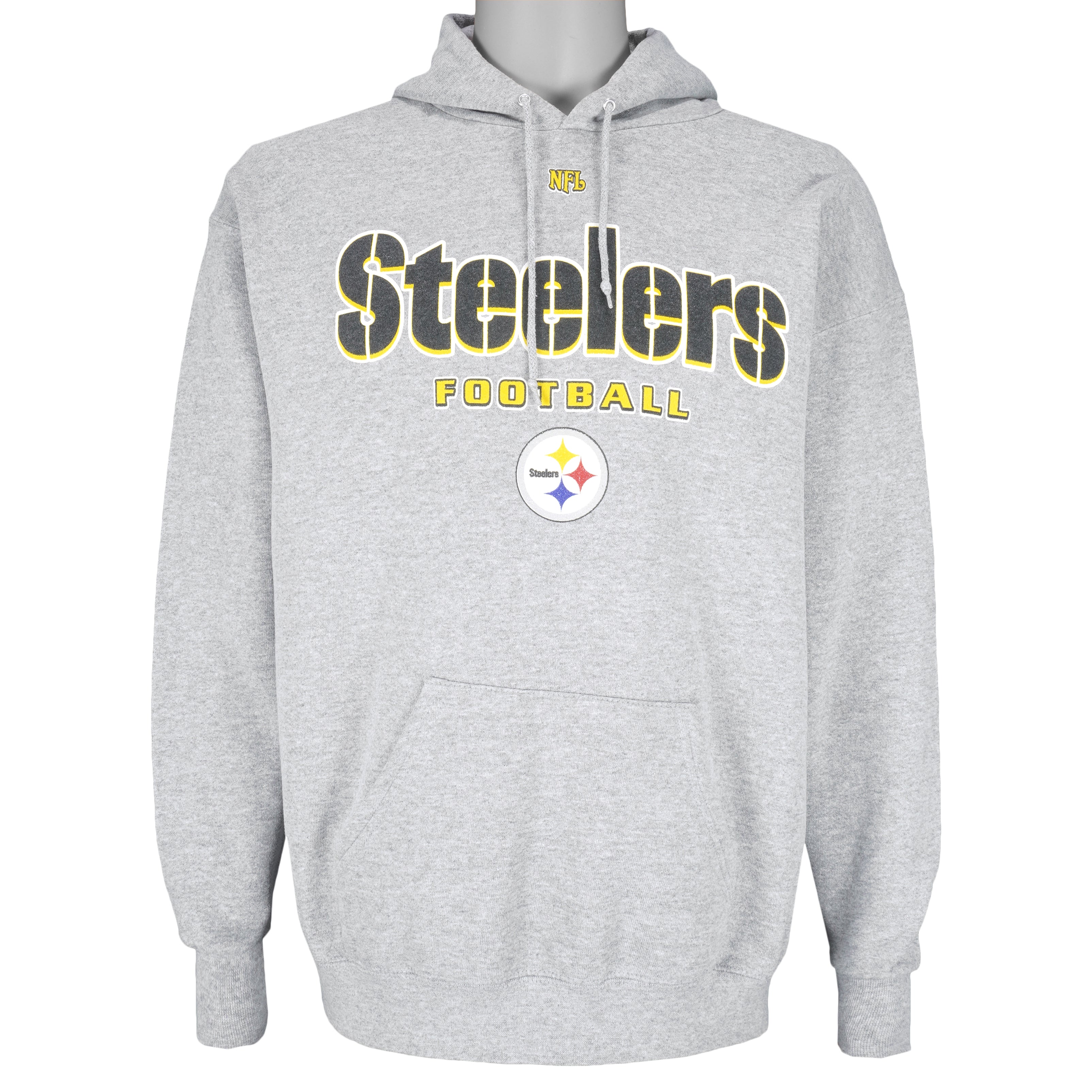 NFL Pittsburgh Steelers NFL Embroidered Hoodie Sweatshirt– VNTG Shop