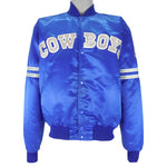 Starter - Dallas Cowboys Satin Jacket 1980s Large Vintage Retro Football