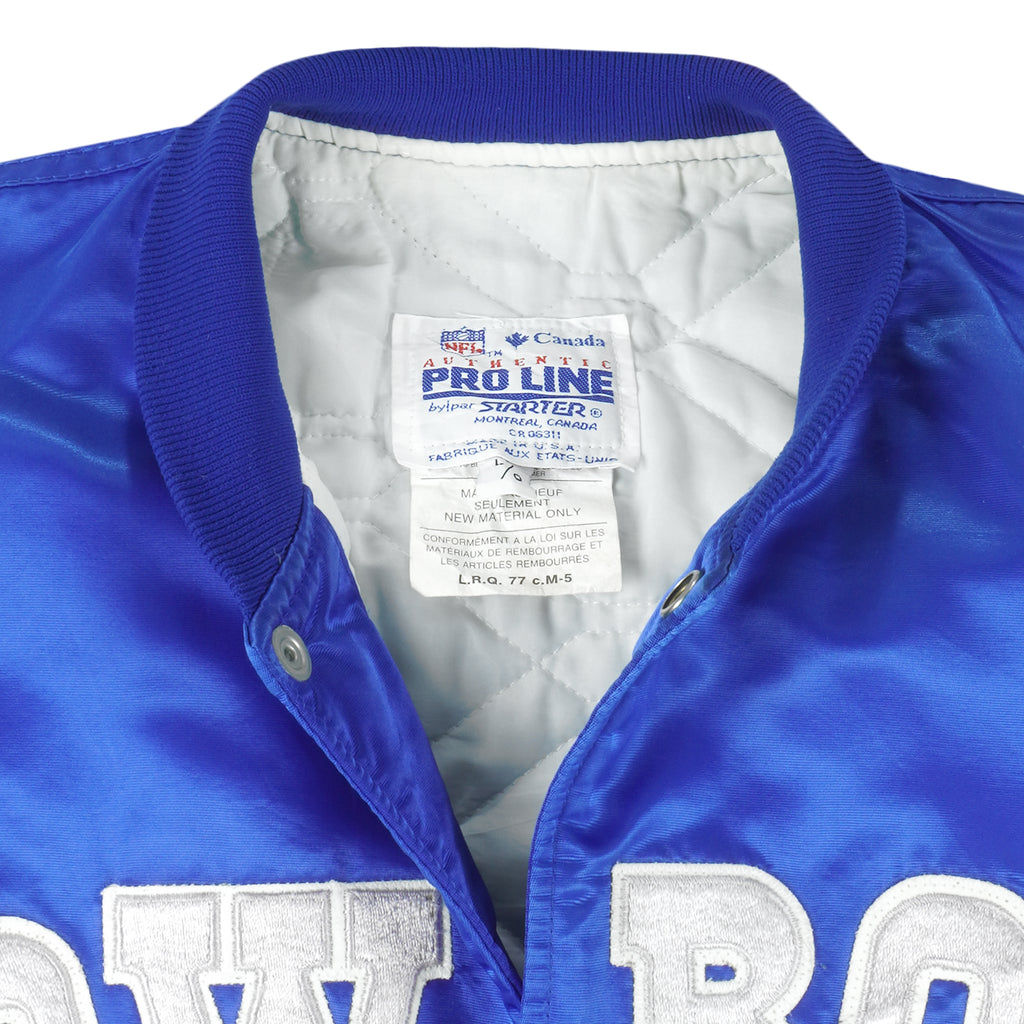 Starter - Dallas Cowboys Satin Jacket 1990s Large