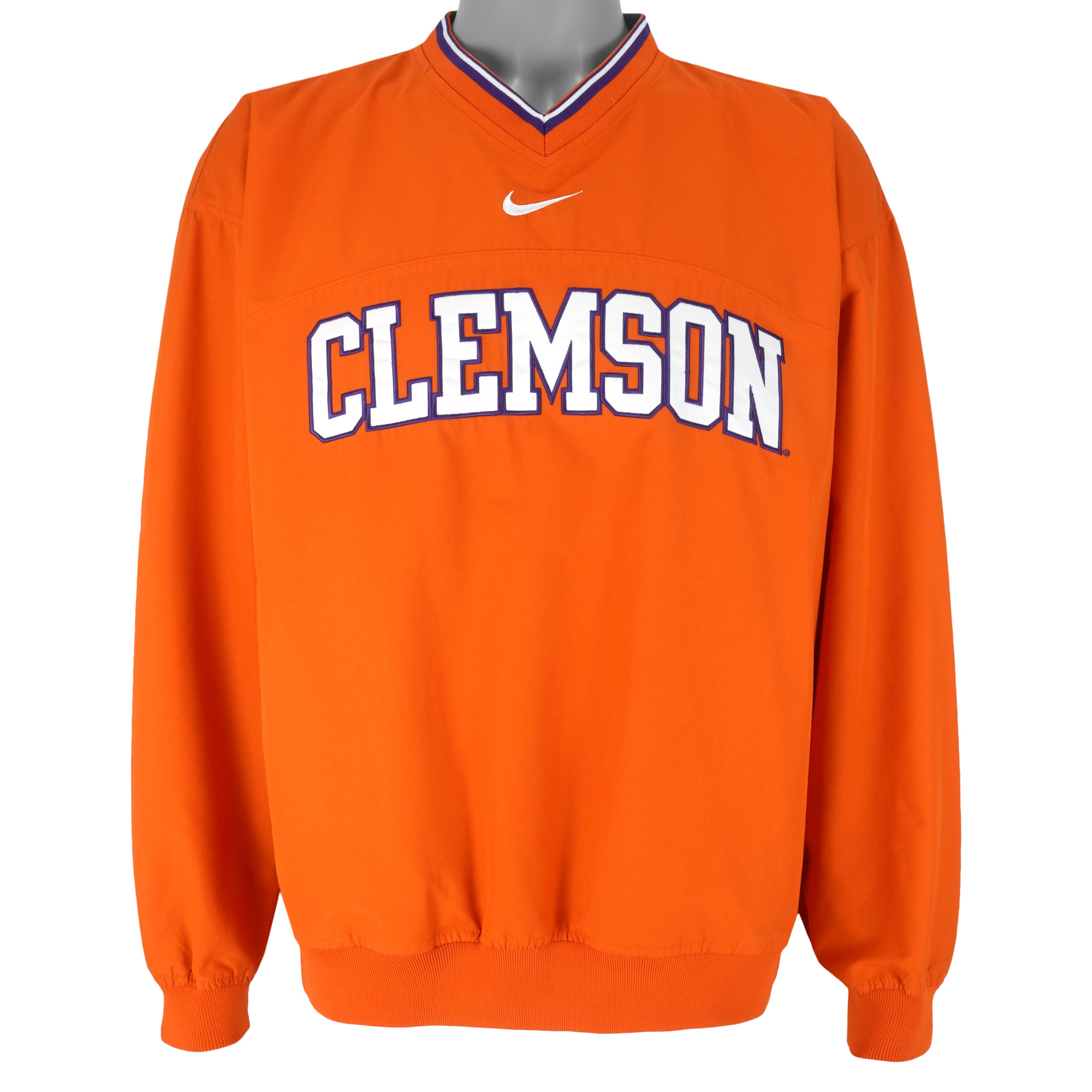 Clemson Tigers Vintage selling 90's Starter Pullover Windbreaker Jacket Medium Deadstock