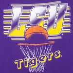 NCAA (Velva Sheen) - LSU Tigers T-Shirt 1990s Large Vintage Retro College Basketball