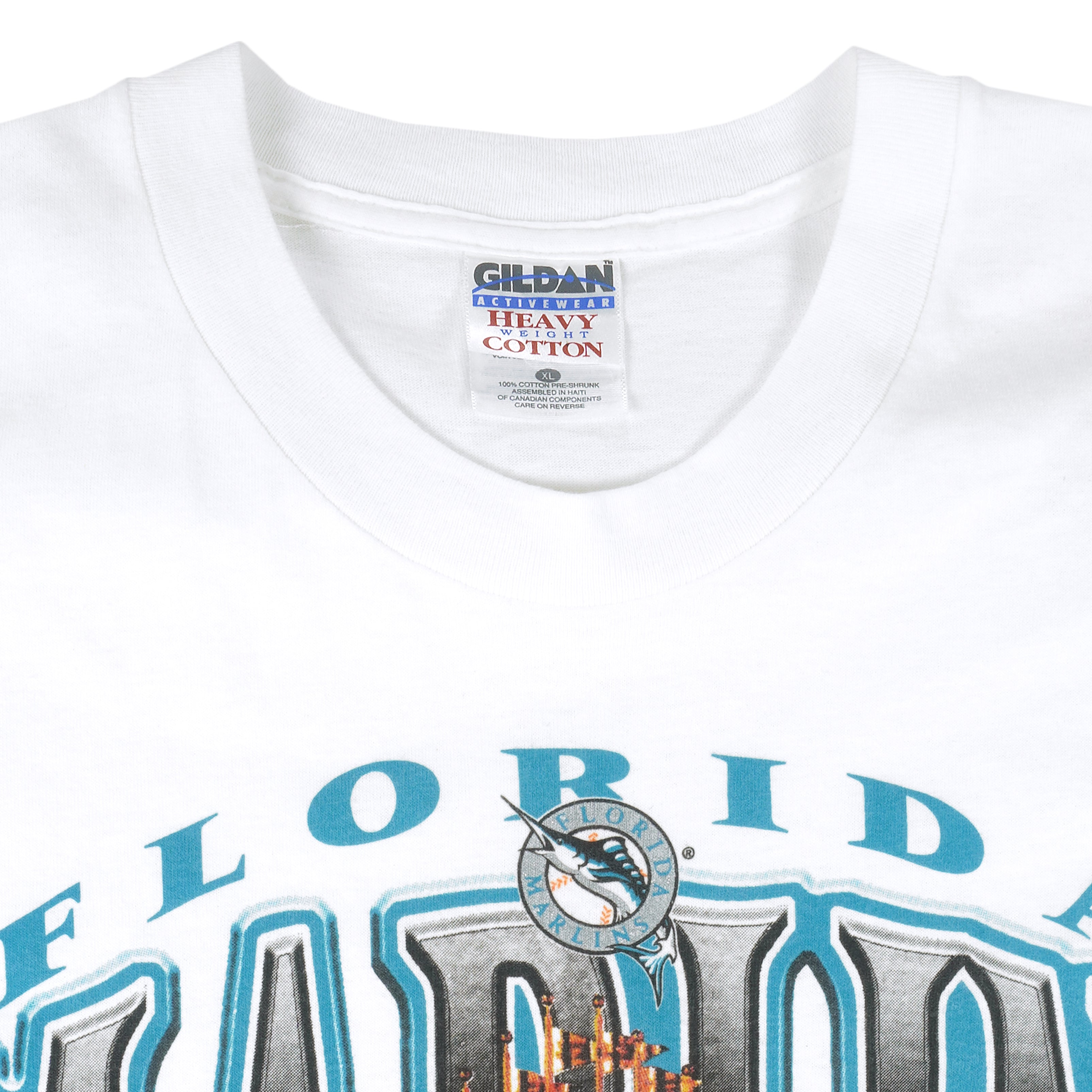 Gildan, Shirts, Vintage Mlb Florida Marlins Logo Sweatshirt Florida  Marlins Shirt Miami Marlin