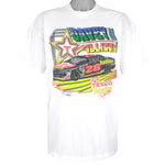 NASCAR - White Davey Allison #28 T-Shirt 1990s X-Large Vintage Retro