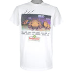 Budweiser (Short Hills Tee) - Frogs Bud-Weis-Er T-Shirt 1995 Large