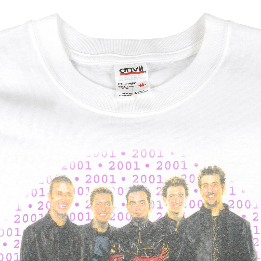 Vintage (Anvil) - NSYNC Spell-Out T-Shirt 2001 Medium Vintage Retro