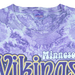 NFL - Minnesota Vikings Tie Dye T-Shirt 2000 Large Vintage Retro Football