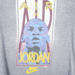 Nike - Grey Air By Michael Jordans T-Shirt 1990s X-Large Vintage Retro basketball