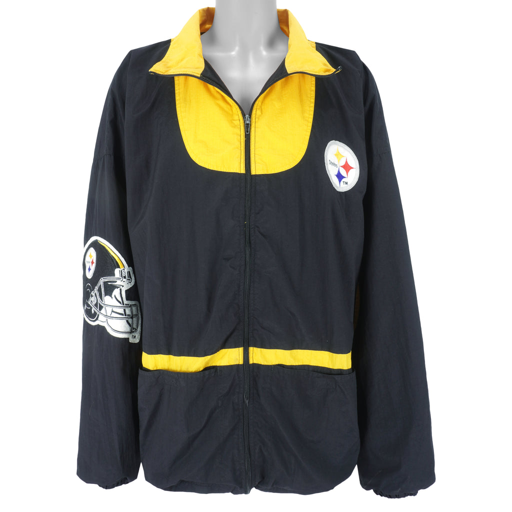 NFL - Pittsburgh Steelers Zip-Up Jacket 1990s 3X-Large Vintage Retro Football