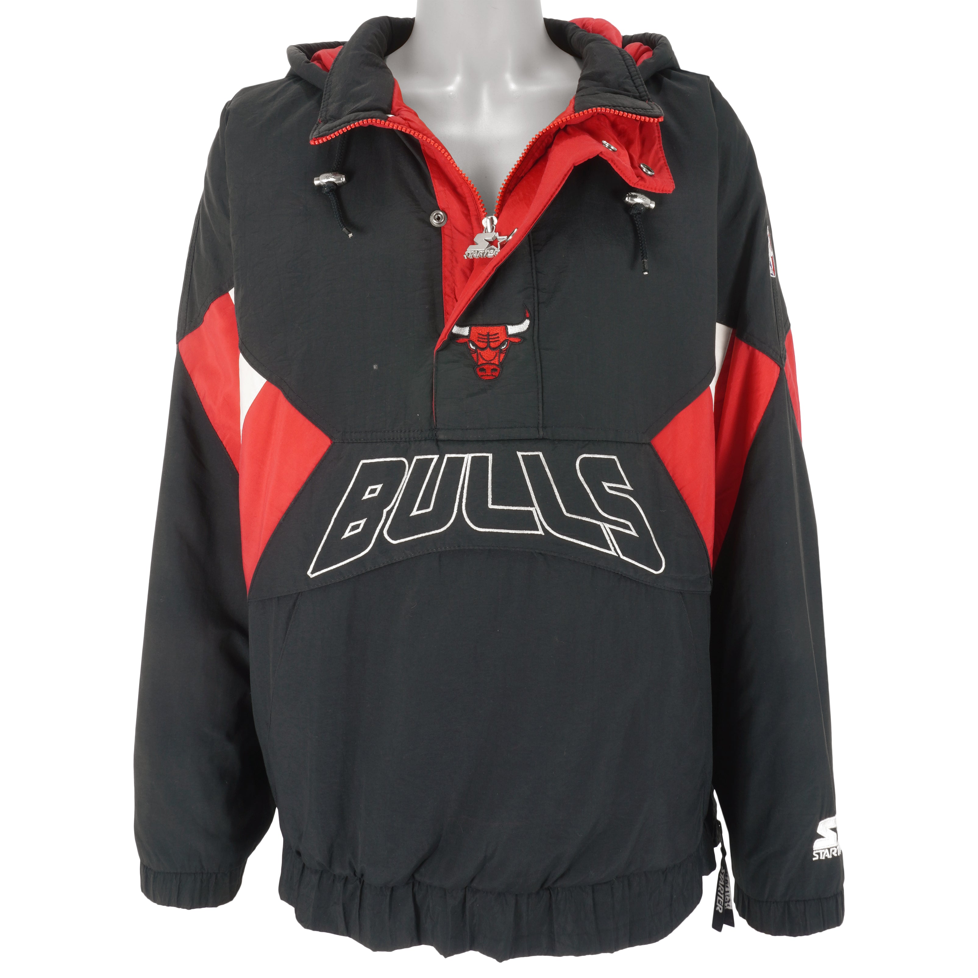 Vintage 90's Chicago Bulls Starter Jacket, Men's Fashion, Coats