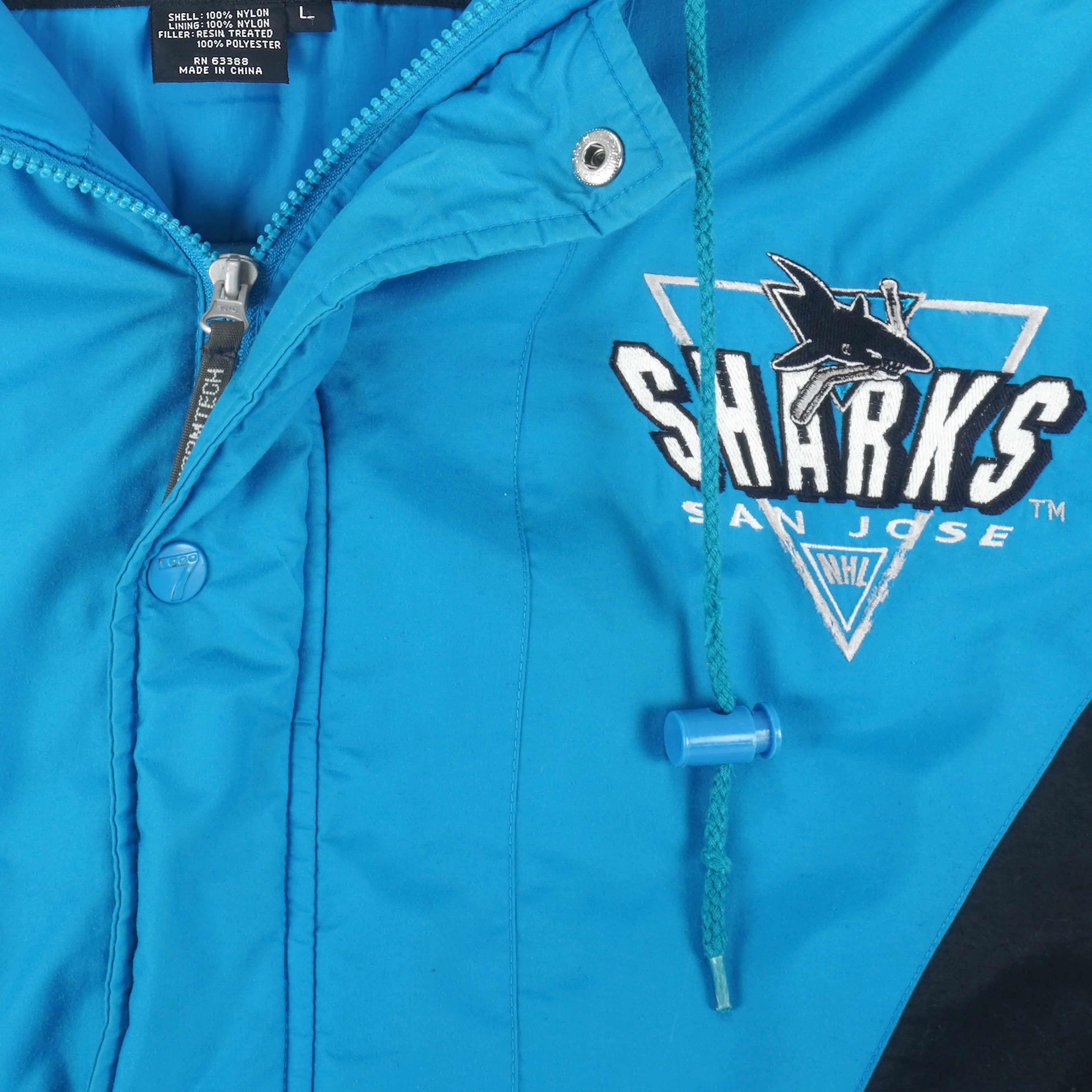 Vintage San Jose Sharks Starter Blue Jacket - 5 Star Vintage